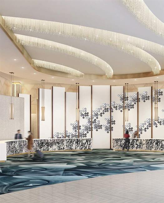 Internior of Resorts World Las Vegas - lobby
